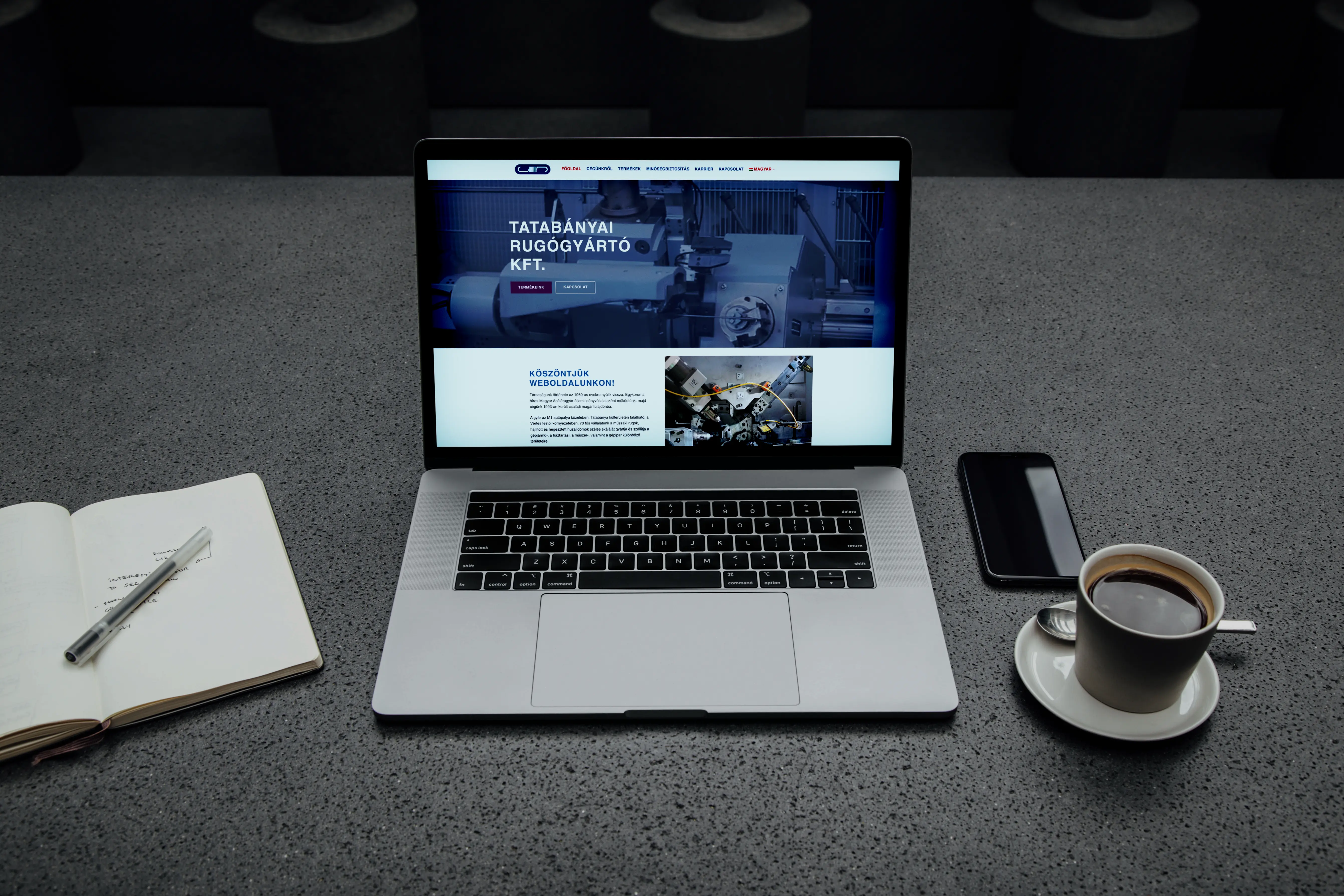 Tatabányai Rugó weboldal