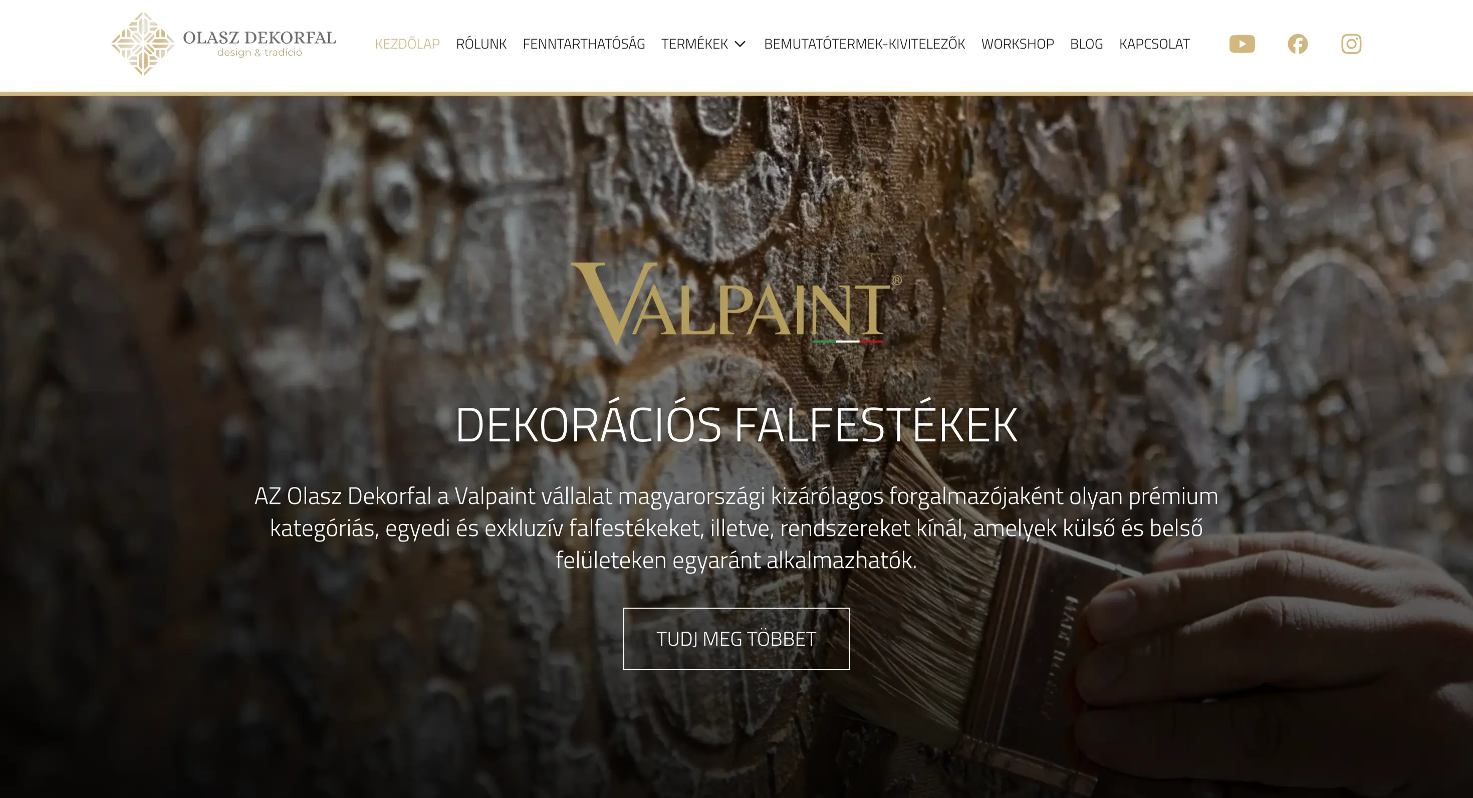 Egyedi weboldal minta