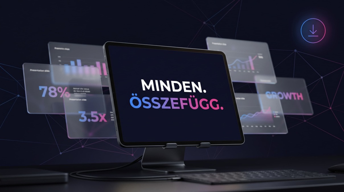 Kiadtuk a kezünkből az értékesítési anyagunkat – töltse le, és vigye be a vezetői értekezletre